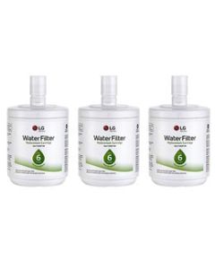 LG LT500P - 6 Month / 500 Gallon Capacity Replacement Refrigerator Water Filter 3-Pack (NSF42*)
