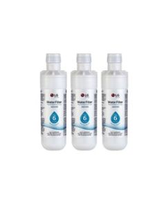 LG LT1000P - 6 Month / 200 Gallon Capacity Replacement Refrigerator Water Filter 3-Pack (NSF42, NSF53, and NSF401*)